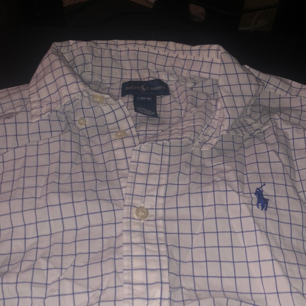 Boys Ralph Lauren polo button shirt